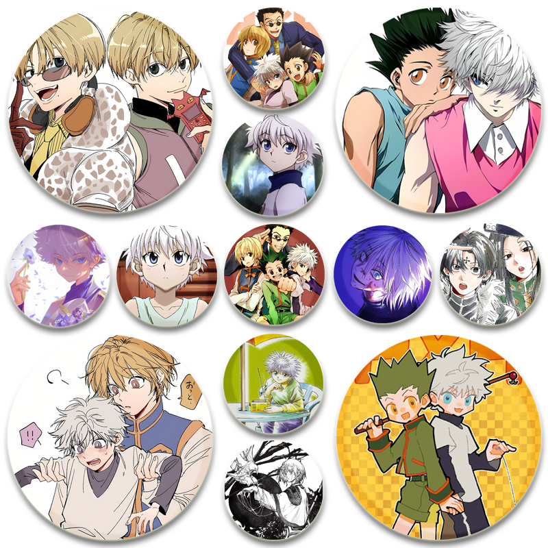 Cosplay Anime Killua Zoldyck - Hunter X Hunter Anime broche ronde
