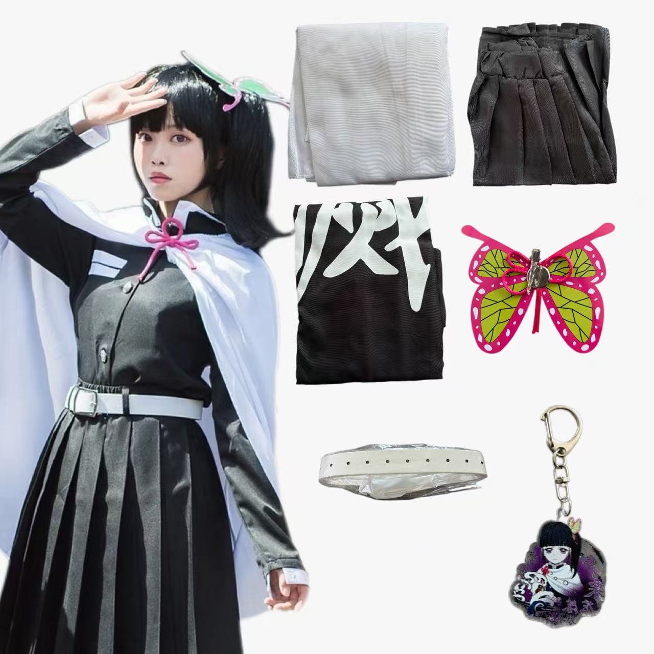 Anime Cosplay Nezuko - Costume d'Halloween Tanjiro Nezuko pour enfants,