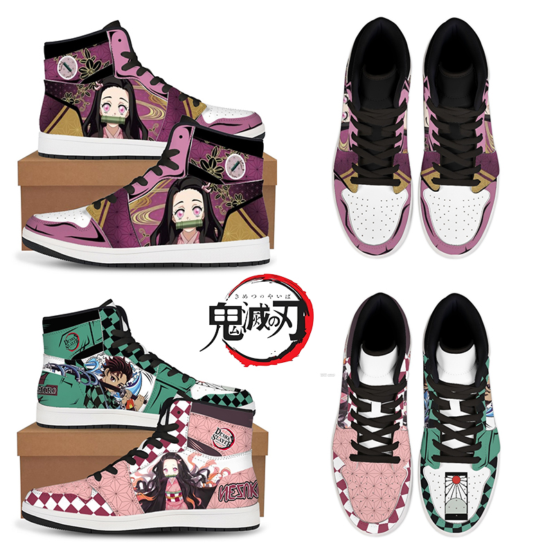 Anime Cosplay Nezuko - Chaussures de basket décontractées unisexes Anime