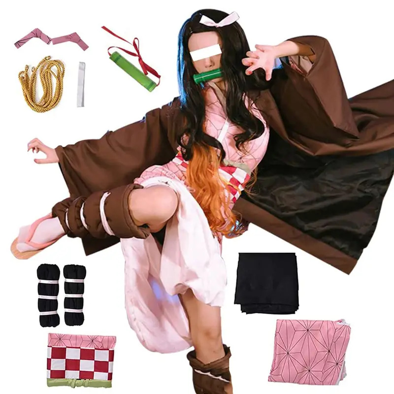 Anime Cosplay Nezuko - Nouveau Halloween Cosplay Anime démon tueur