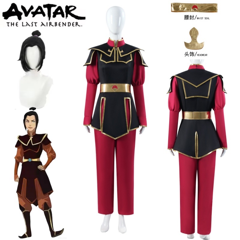 Cosplay Avatar Anime - Costume de cosplay Azula, costume rouge,