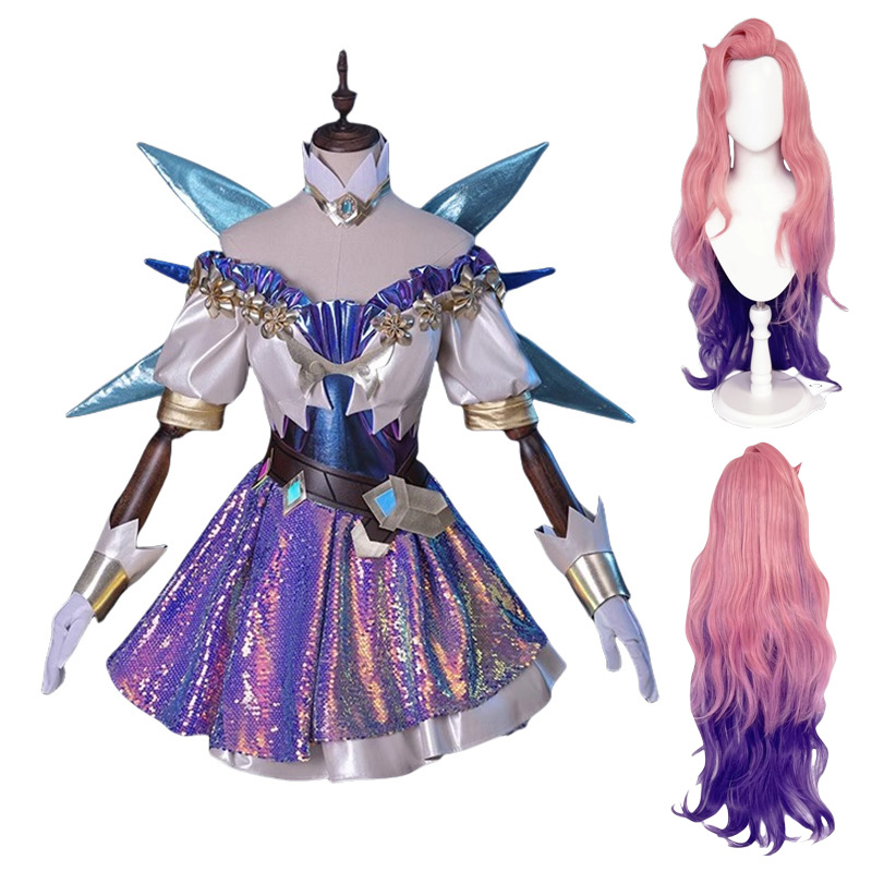Anime Cosplay Wigs - LOL la chanteuse aux yeux étoilés