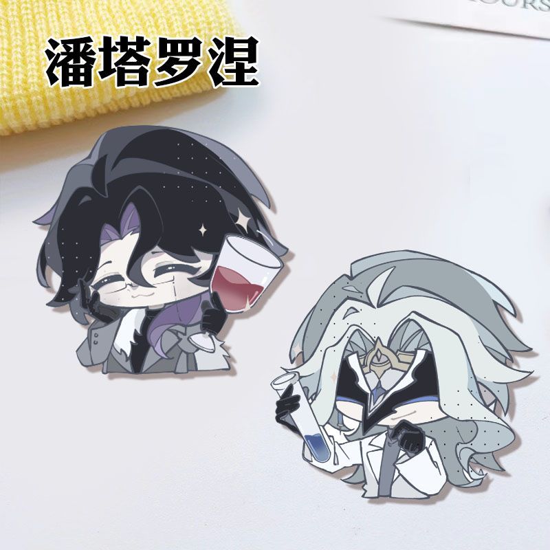 Anime Cosplay Female - Broche en acrylique Genshin Impact Dottore