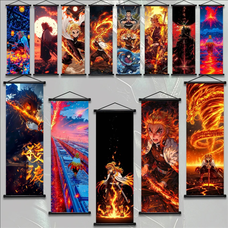 Anime Cosplay Props - Décor mural en tissu imprimé HD