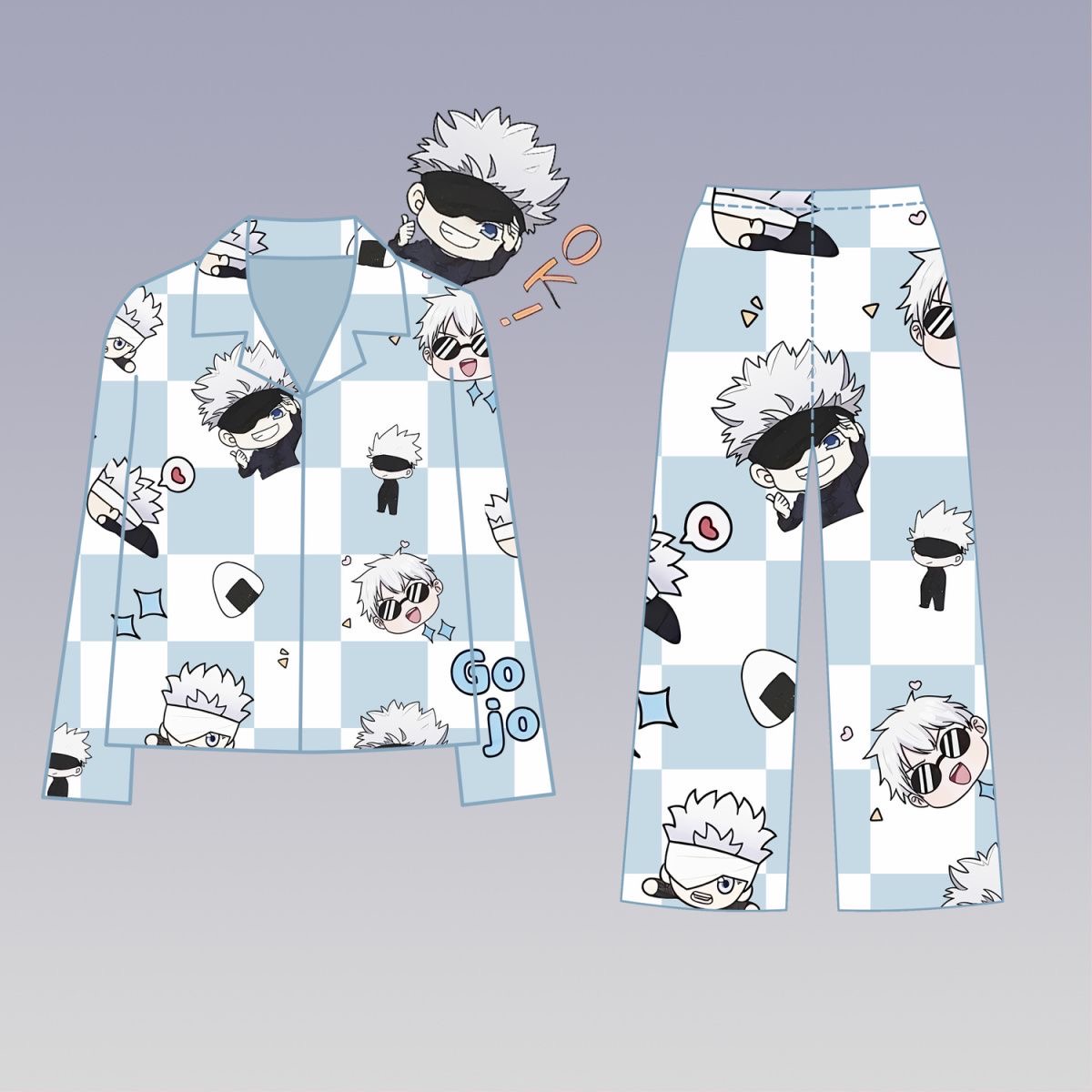 Anime Cosplay For Couples - Jujutsu bataille douleur vêtements Gojo Gojo