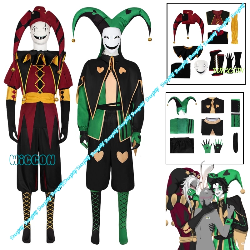 Cosplay Anime Expo - Costume de Clown Pierrot de Cirque