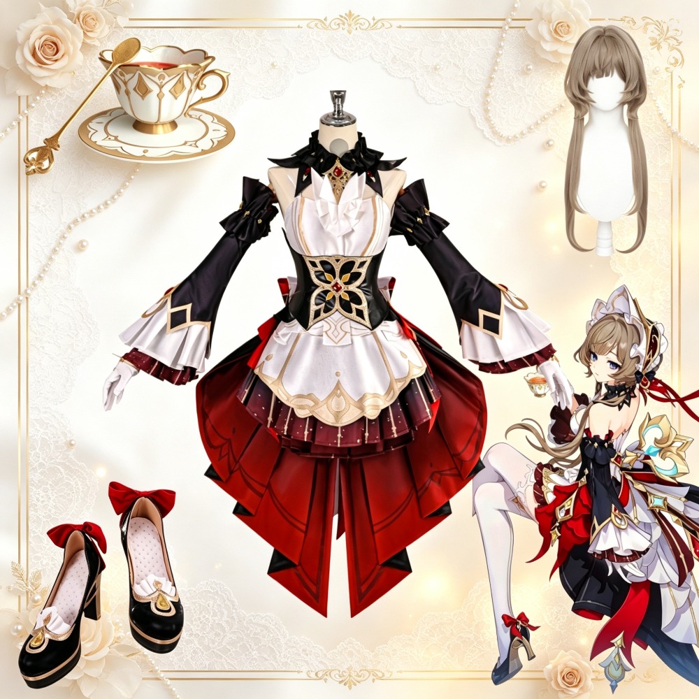 Anime Cosplay Female - Costume de cosplay complet Genshin Impact