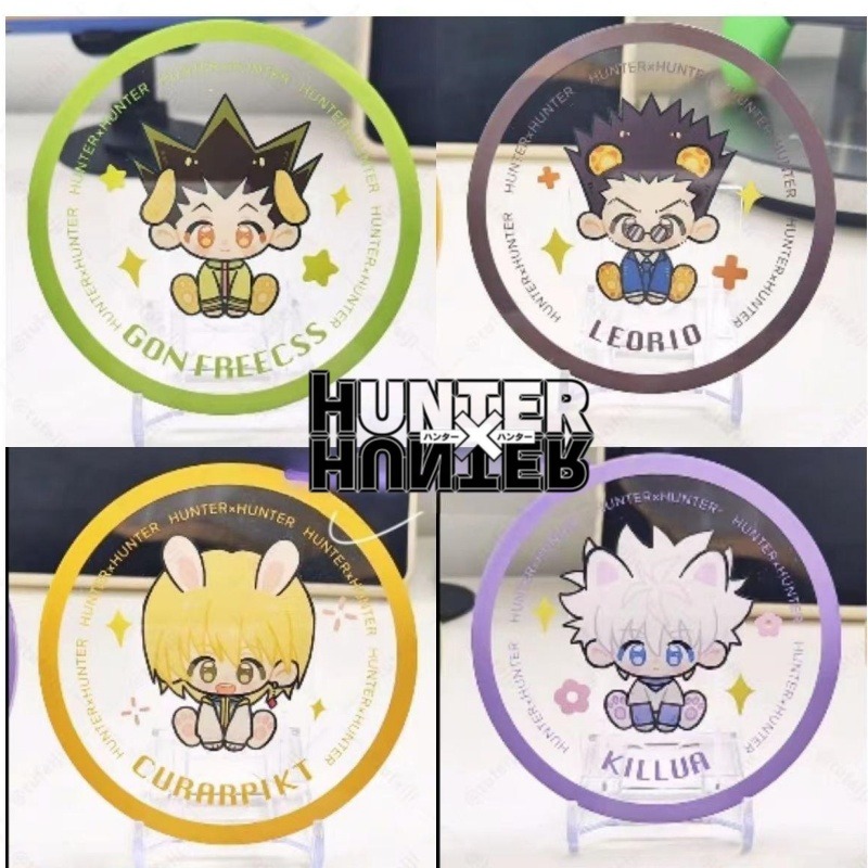 Cosplay Anime Killua Zoldyck - Tapis de tasse en acrylique, dessin