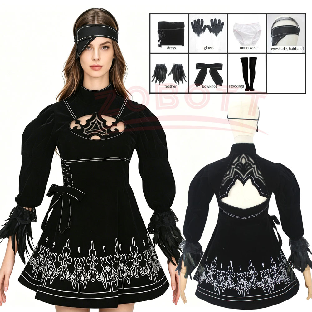 Anime Cosplay Eyes - Costume de Cosplay anime 2B pour