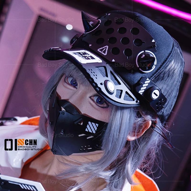 Anime Cosplay Armor - Masque de Cosplay Cyberpunk pour femmes,
