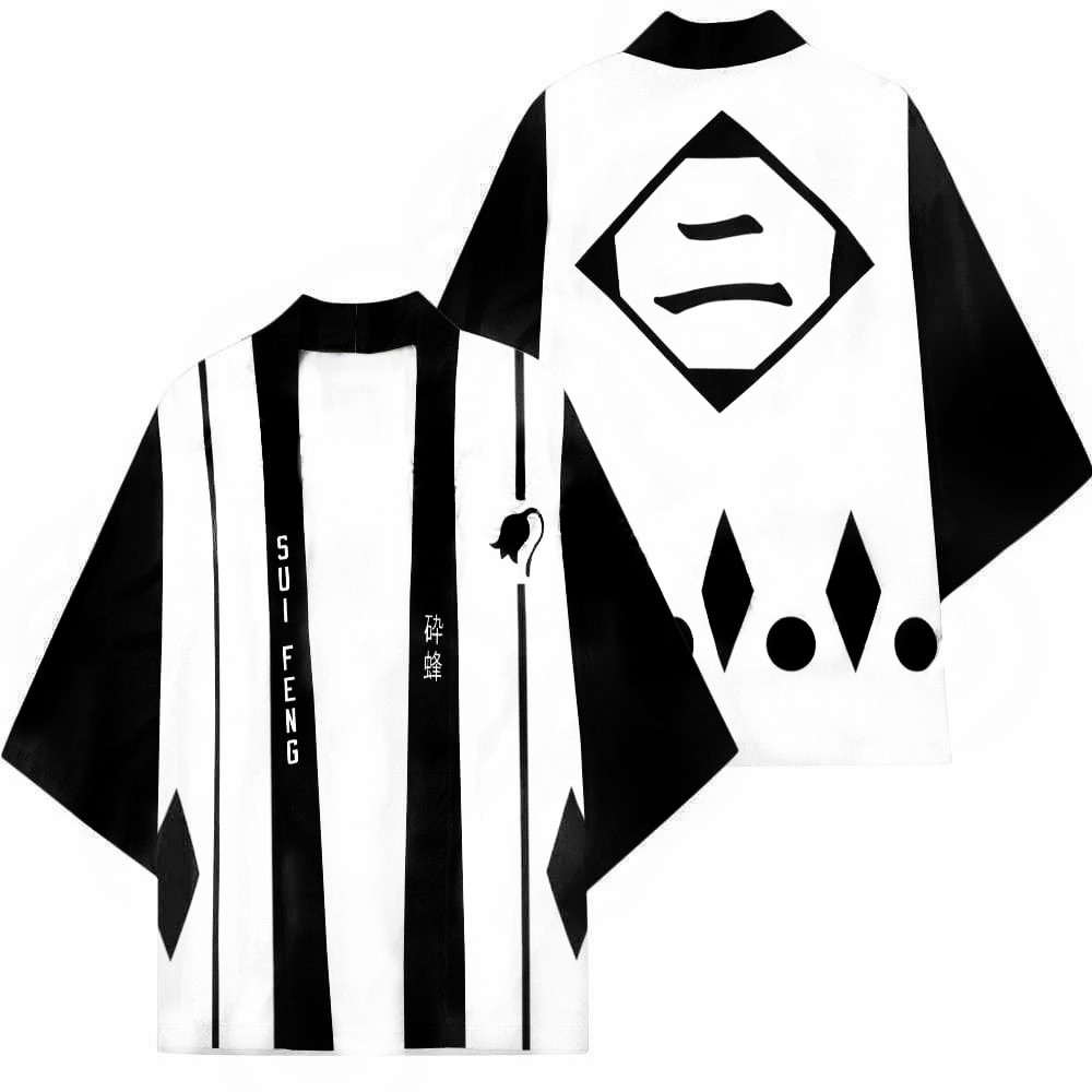 Kimono japonais Harajuku impri - Bleach Captain Coat avis et prix
