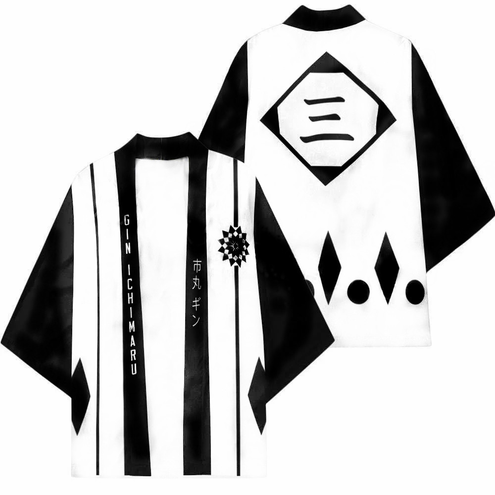 Kimono japonais Harajuku impri - Bleach Captain Coat avis et prix