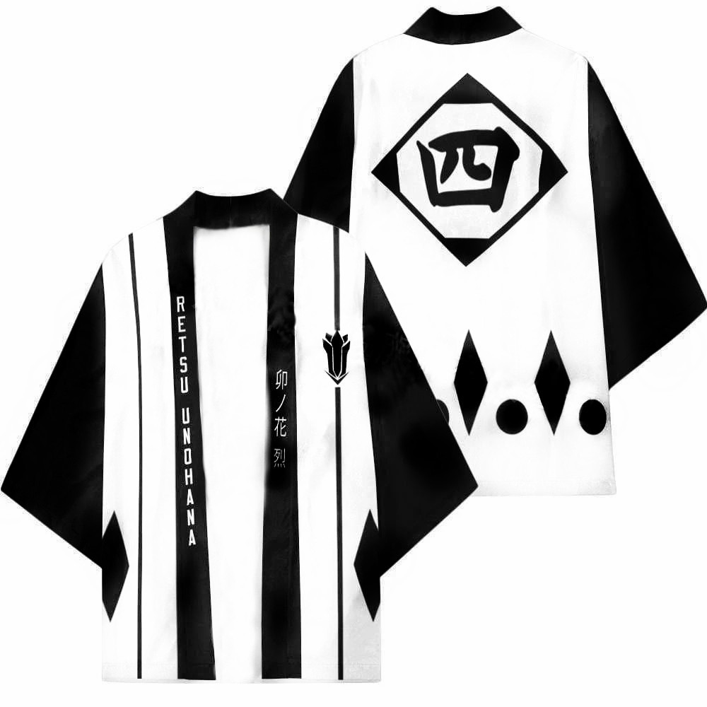Kimono japonais Harajuku impri - Bleach Captain Coat avis et prix
