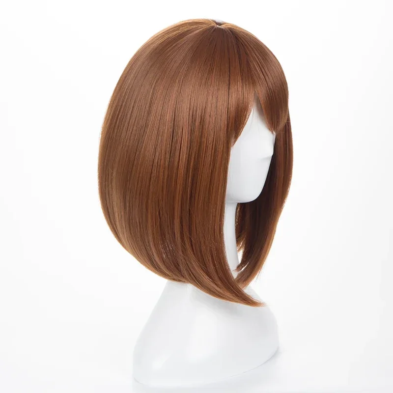 Perruque courte brune résistan - Anime Cosplay Website avis et prix