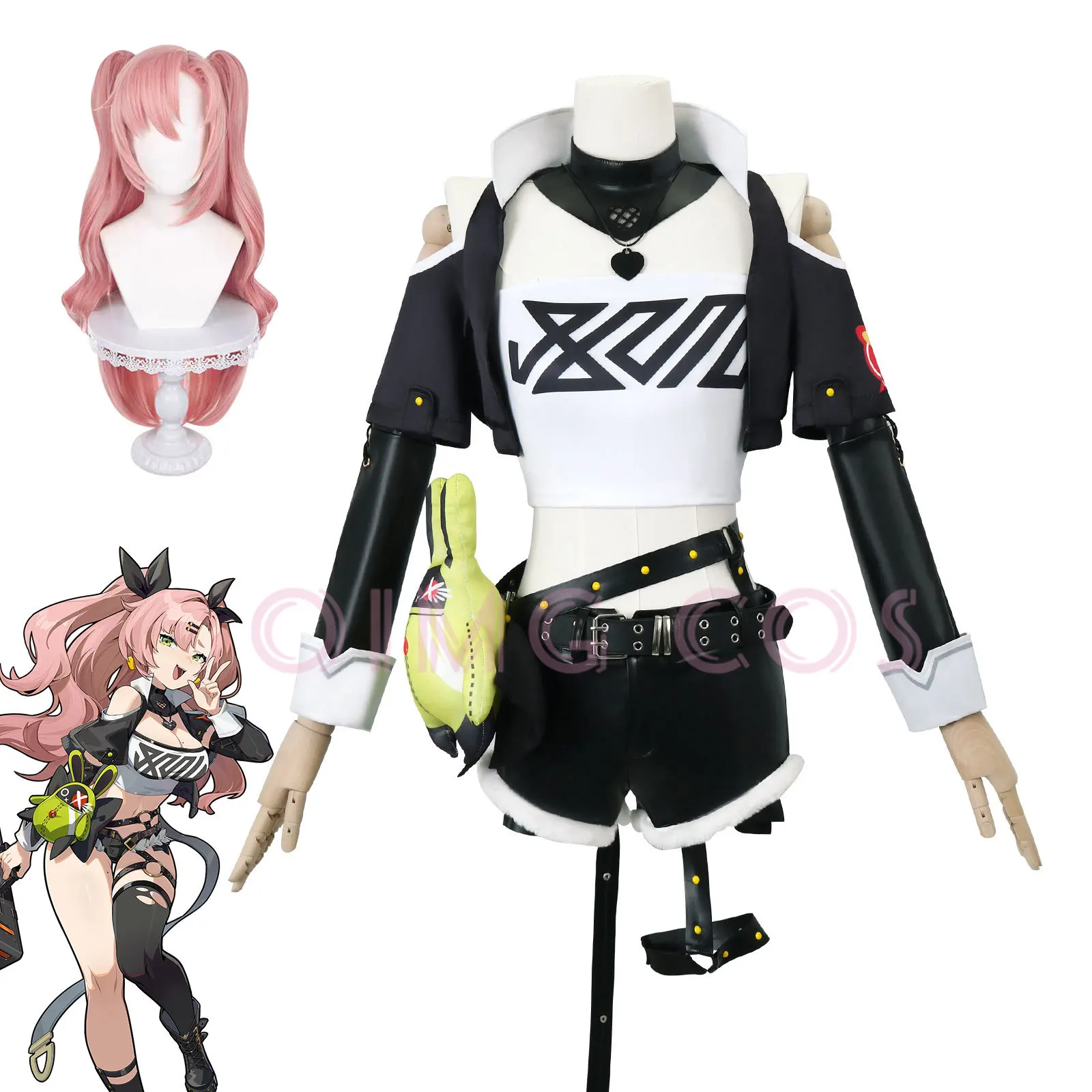 Costume de cosplay Nicole Dema - Anime Cosplay Wigs avis et prix