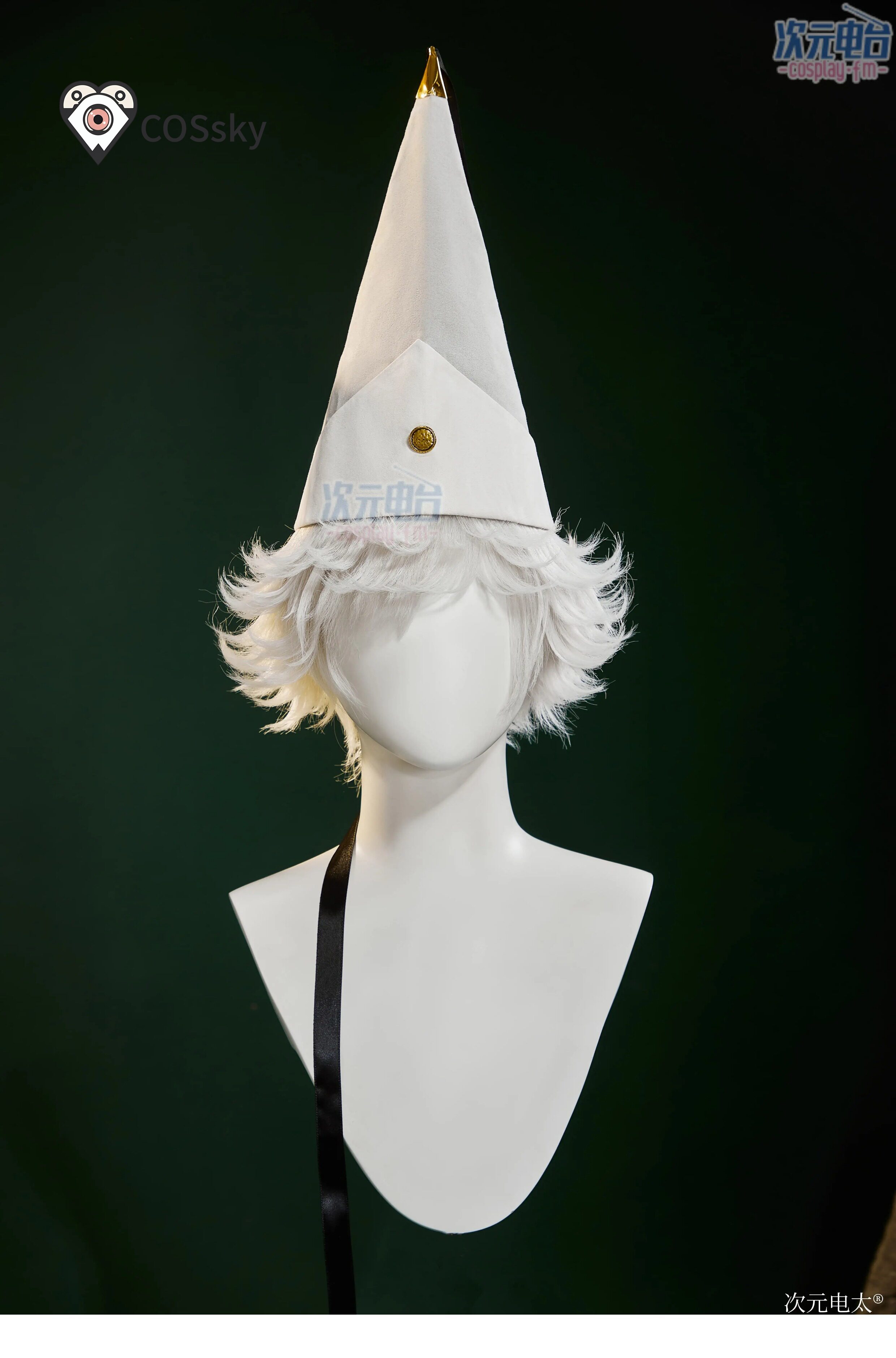 Qifrey – chapeau de sorcière p - Anime Cosplay Wigs avis et prix