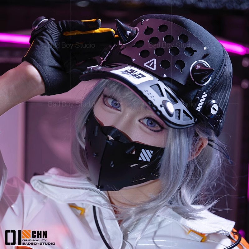 Masque de Cosplay Cyberpunk po - Anime Cosplay Armor avis et prix