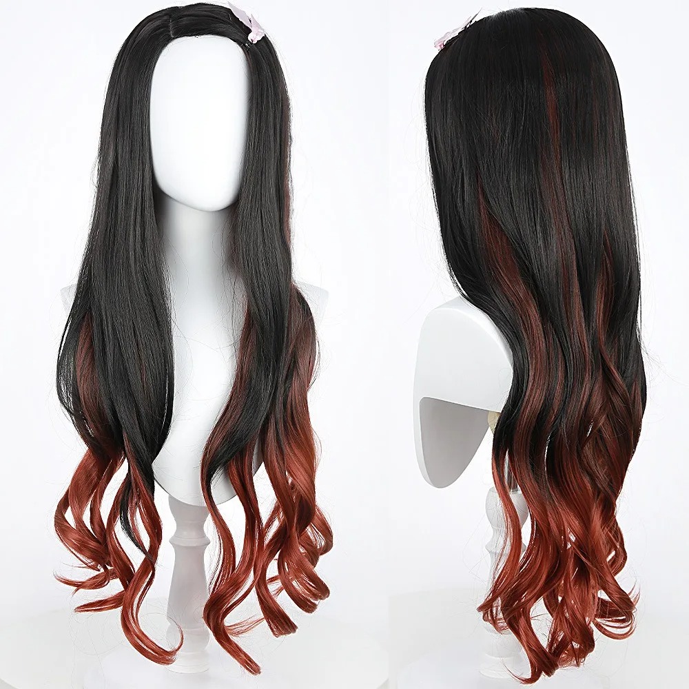 Perruque de cosplay Nezuko ani - Anime Cosplay Nezuko avis et prix